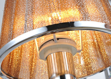 ক্রোম 5 হাল্কা ইন্ডোর লাক্সারি সমসাময়িক Chandeliers হাল্কা / ল্যাম্প তারেক আলোছায়া সঙ্গে