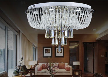 আধুনিক রাউন্ড ক্রিস্টাল সিলিং প্রভা 30W LED ভোজনশালা জন্য / জীবিত Romm অলংকরণ