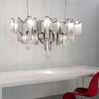 স্টেইনলেস স্টীল হোটেল Chandeliers