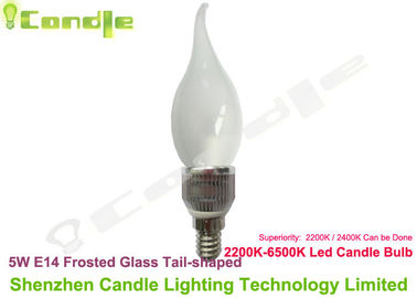 E14 ক্রিস্টাল ঝাড়বাতি 360 LED বাতি হাল্কা কন্দ 5W সিই RoHS অনুবর্তী, উষ্ঞ হোয়াইট