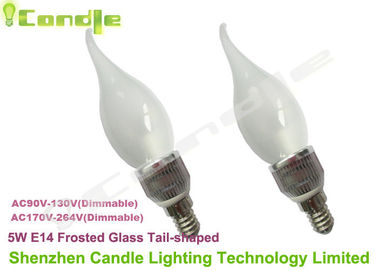 E14 ক্রিস্টাল ঝাড়বাতি 360 LED বাতি হাল্কা কন্দ 5W সিই RoHS অনুবর্তী, উষ্ঞ হোয়াইট