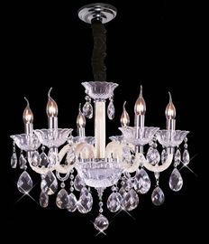 24 অস্ত্র E14 বেজ ক্রিস্টাল সাসপেনশন Chandeliers আলোর কারিগর