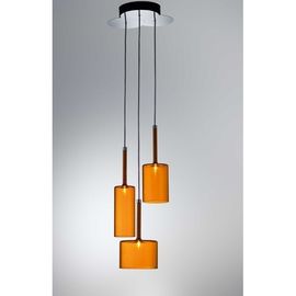রঙ ফ্যাশন আধুনিক Led Chandeliers, কাচের বোতল দুল ল্যাম্প G9