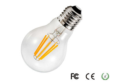 220V রা 85 6W নেতৃত্বাধীন ফিলামেন্ট বালব Dimmable নেতৃত্বাধীন গ্লোব হাল্কা কন্দ 60 * 110mm
