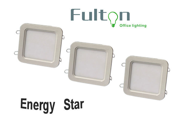 12W 980lLm স্কয়ার সিই ROHS এবং 3 বছর ওয়ারেন্টি সহ LED খুপরিকাটা পাতলা Downlight